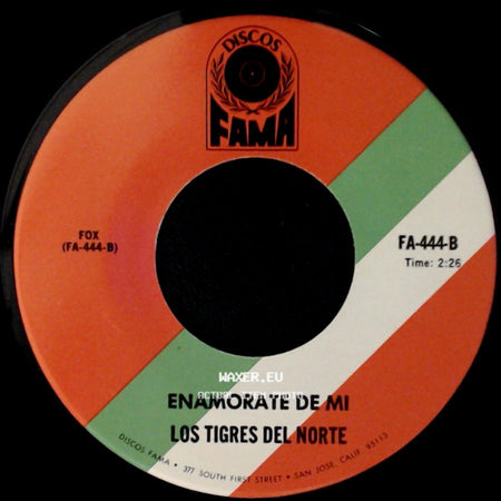 Los Tigres Del Norte - La Rascadera / Enamorate De Mi side B