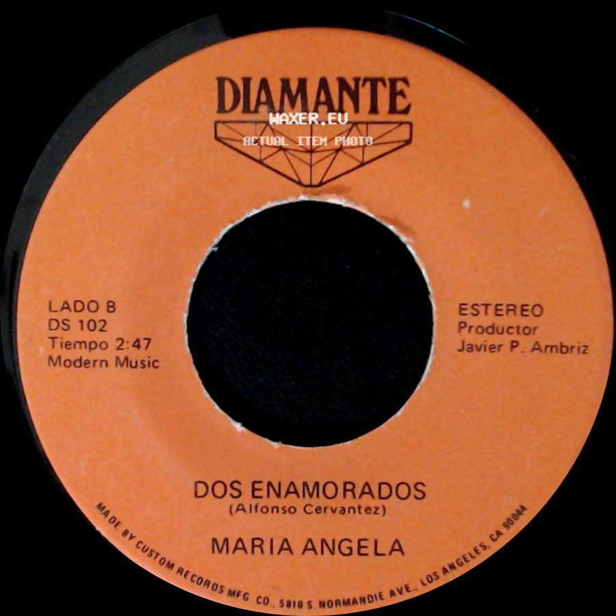 Maria Angela - Tu Amor Es Para Mi / Dos Enamorados side B