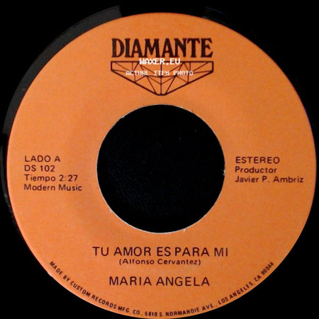 Maria Angela - Tu Amor Es Para Mi / Dos Enamorados side A