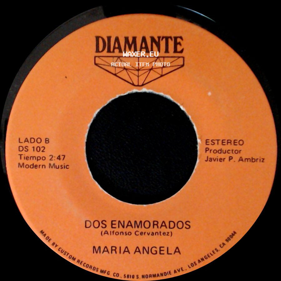 Maria Angela - Tu Amor Es Para Mi / Dos Enamorados side B