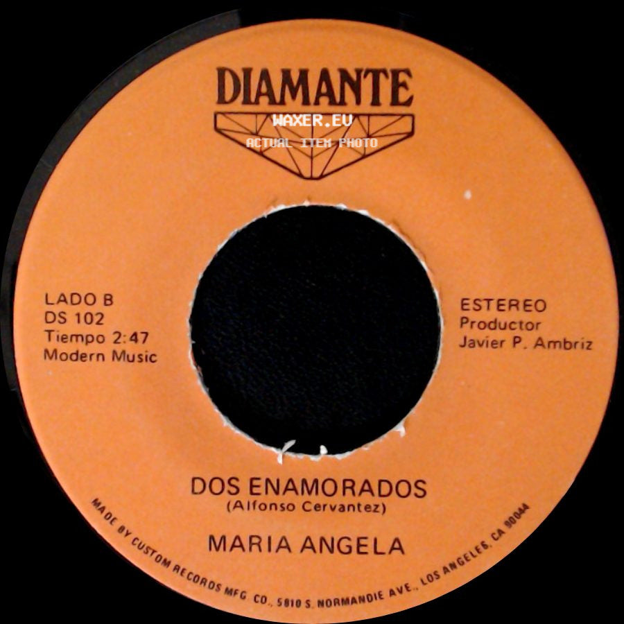 Maria Angela - Tu Amor Es Para Mi / Dos Enamorados side B