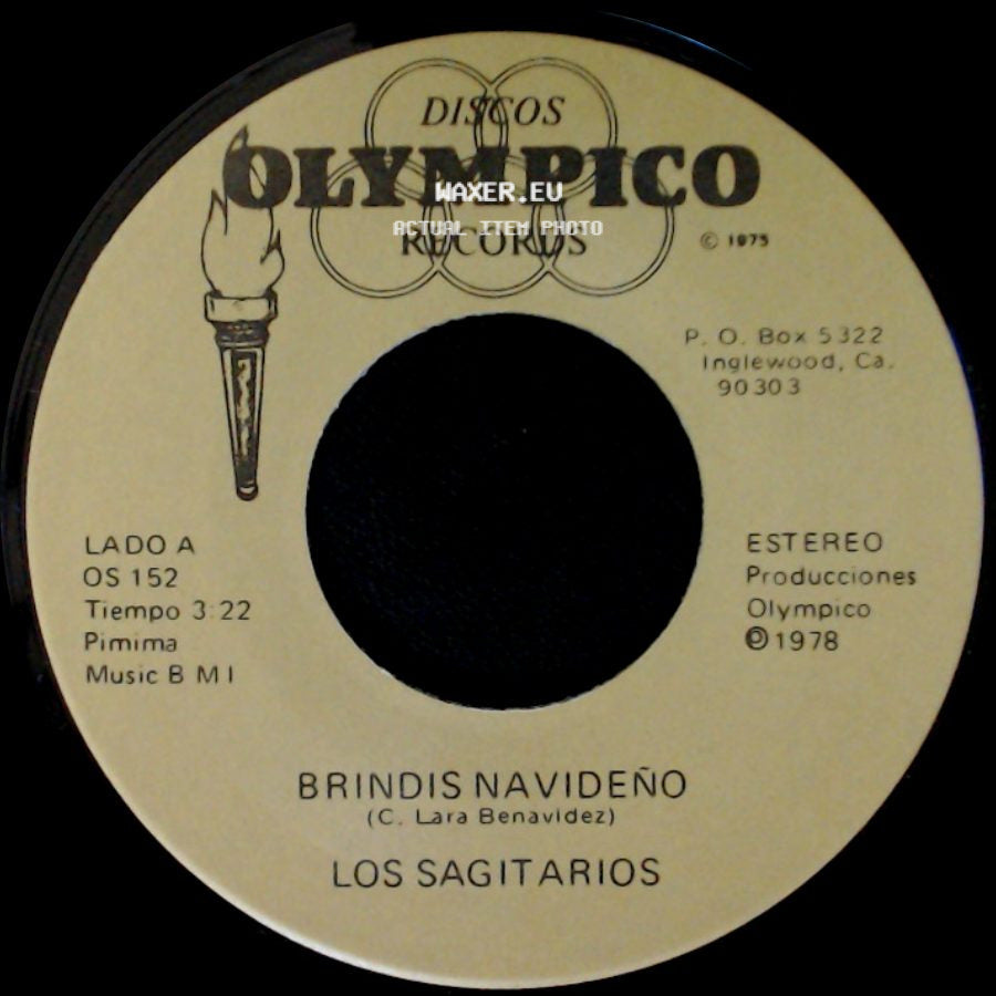 Los Sagitarios - Brindis Navideño / Pero Te Vas side A