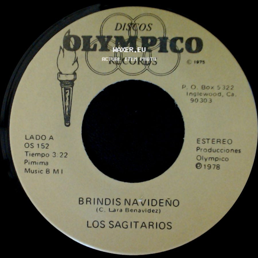 Los Sagitarios - Brindis Navideño / Pero Te Vas side A