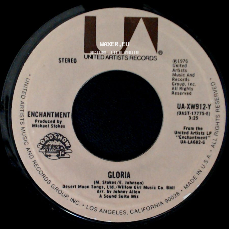 Enchantment - Dance To The Music / Gloria side B