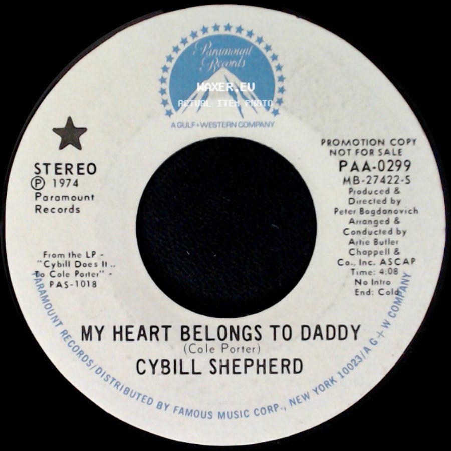 Cybill Shepherd - My Heart Belongs To Daddy / Anything Goes side A