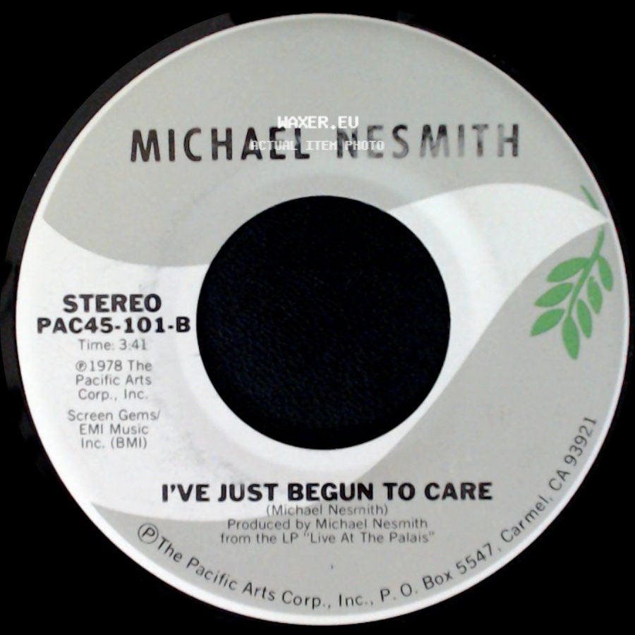 Michael Nesmith - Roll With The Flow / I've Just Begun To Care side B