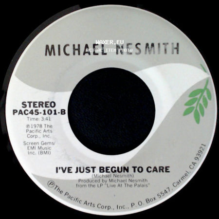 Michael Nesmith - Roll With The Flow / I've Just Begun To Care side B