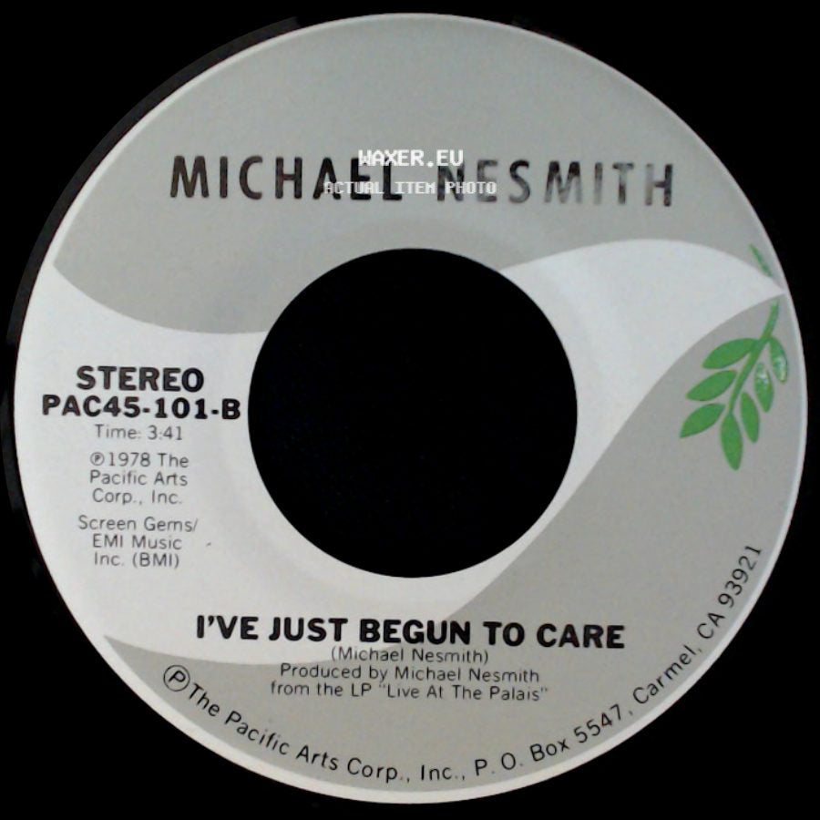 Michael Nesmith - Roll With The Flow / I've Just Begun To Care side B