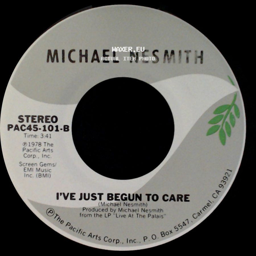 Michael Nesmith - Roll With The Flow / I've Just Begun To Care side B
