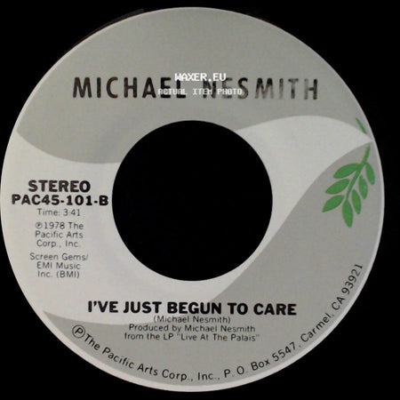 Michael Nesmith - Roll With The Flow / I've Just Begun To Care side B