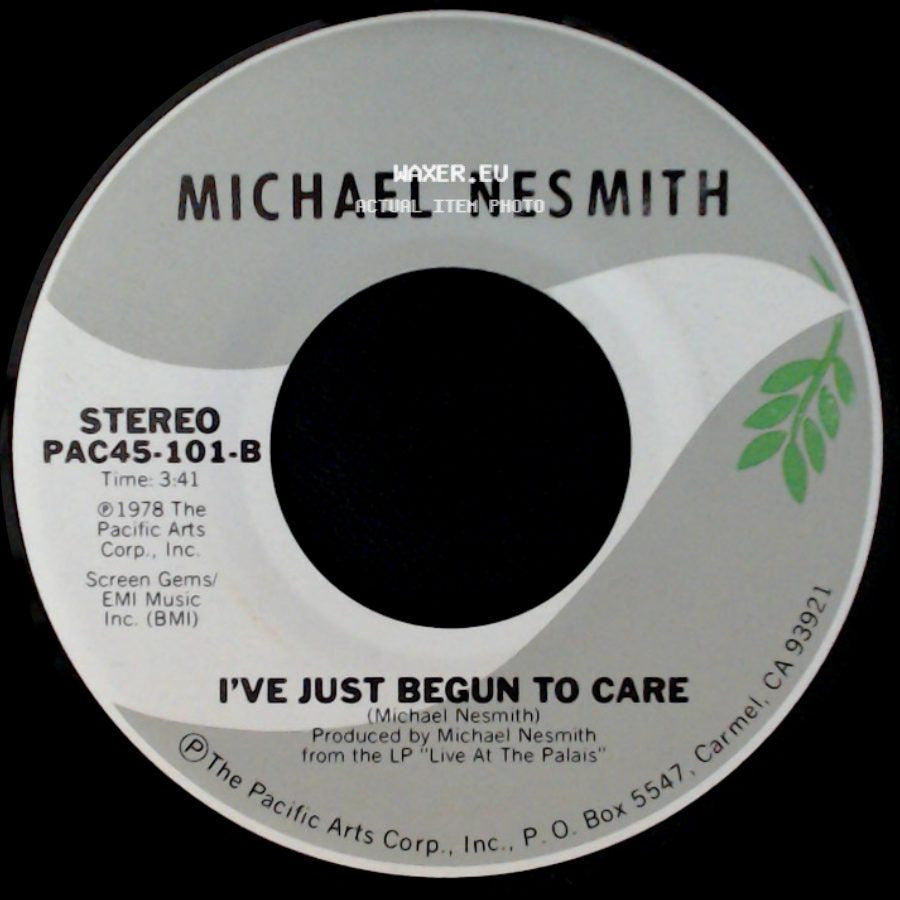Michael Nesmith - Roll With The Flow / I've Just Begun To Care side B