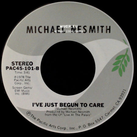 Michael Nesmith - Roll With The Flow / I've Just Begun To Care side B
