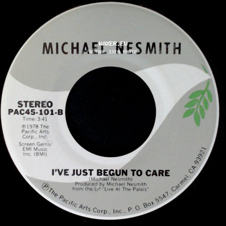 Michael Nesmith - Roll With The Flow / I've Just Begun To Care side B