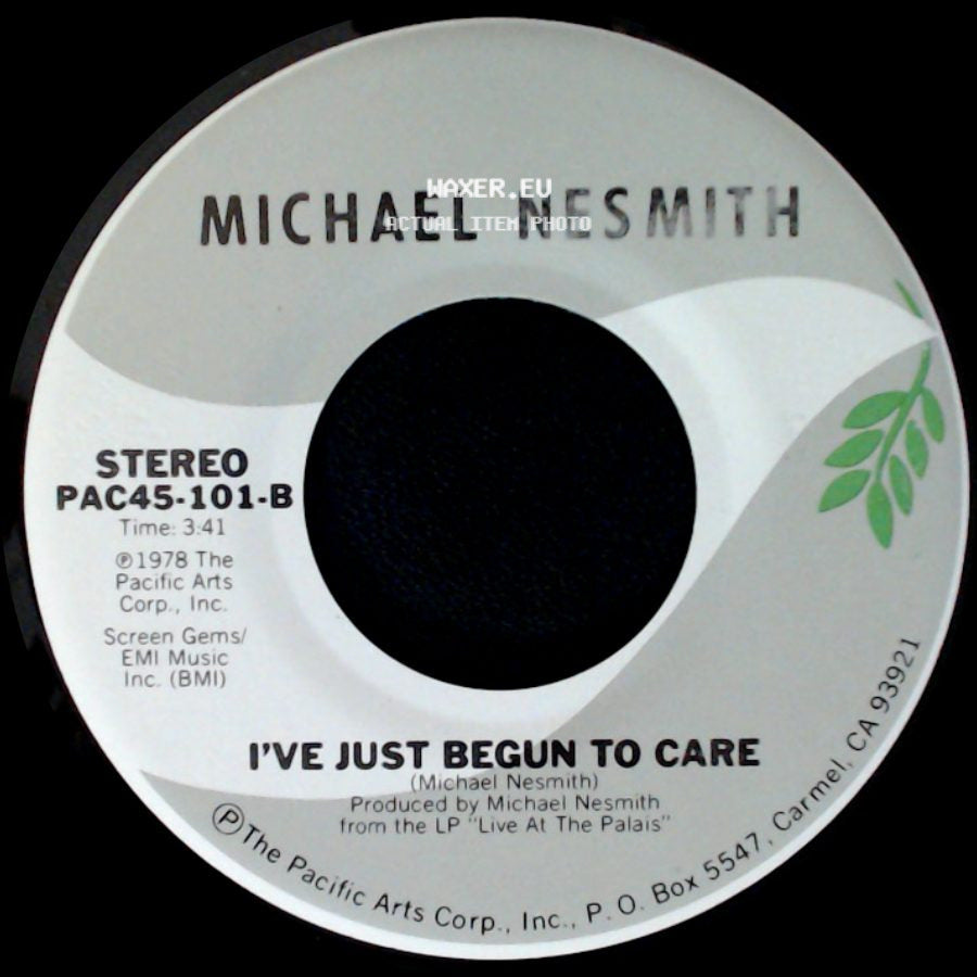 Michael Nesmith - Roll With The Flow / I've Just Begun To Care side B