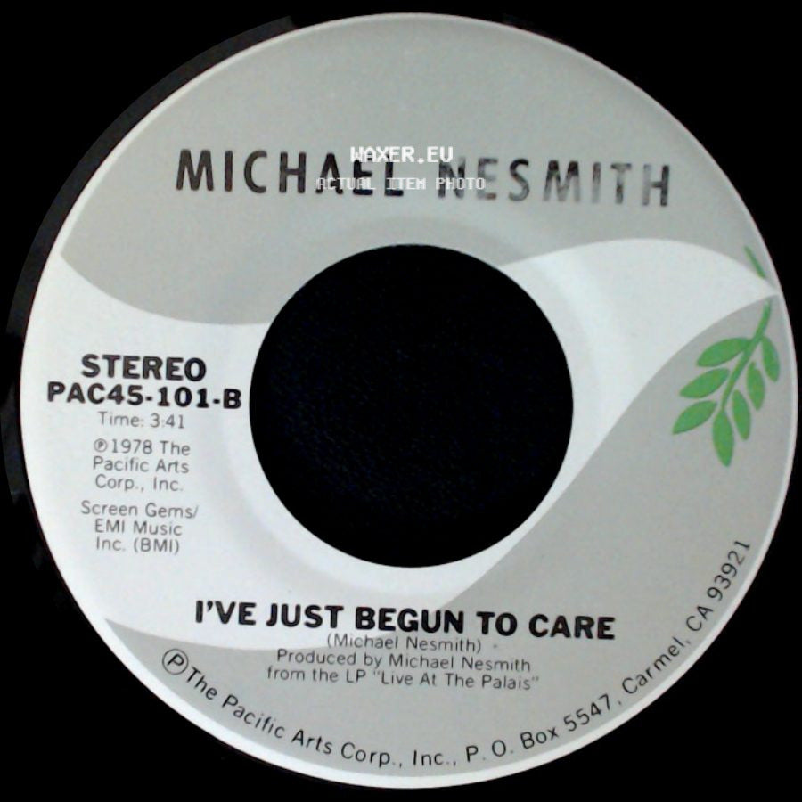 Michael Nesmith - Roll With The Flow / I've Just Begun To Care side B