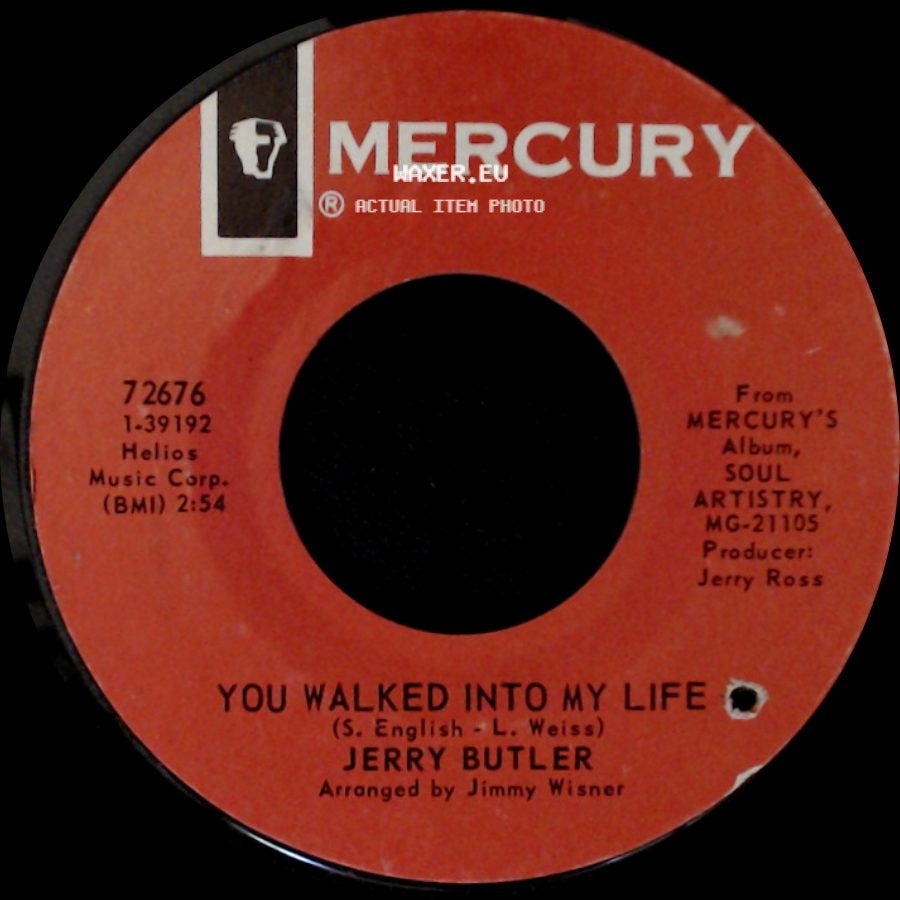 Jerry Butler - You Walked Into My Life / Why Did I Lose You side A