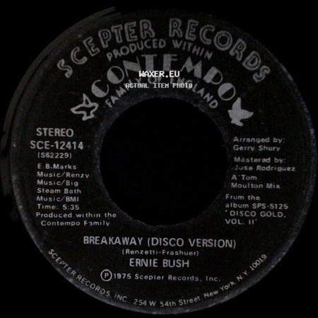 Ernie Bush - Breakaway (Disco Version) / Breakaway side A