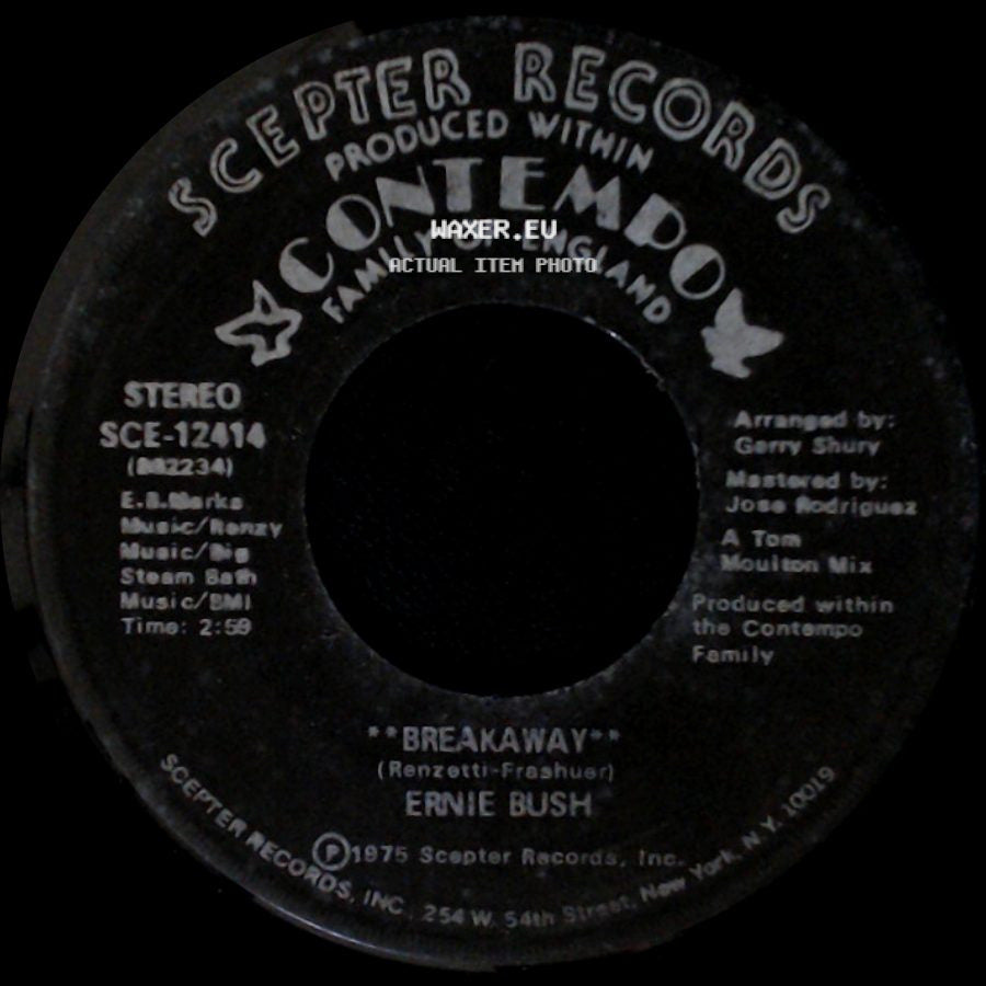 Ernie Bush - Breakaway (Disco Version) / Breakaway side B
