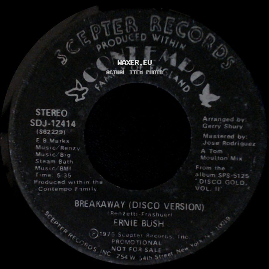 Ernie Bush - Breakaway (Disco Version) / Breakaway side A