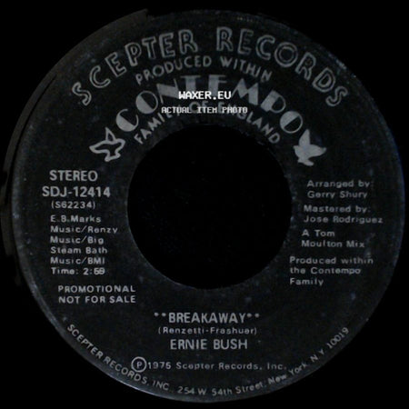 Ernie Bush - Breakaway (Disco Version) / Breakaway side B
