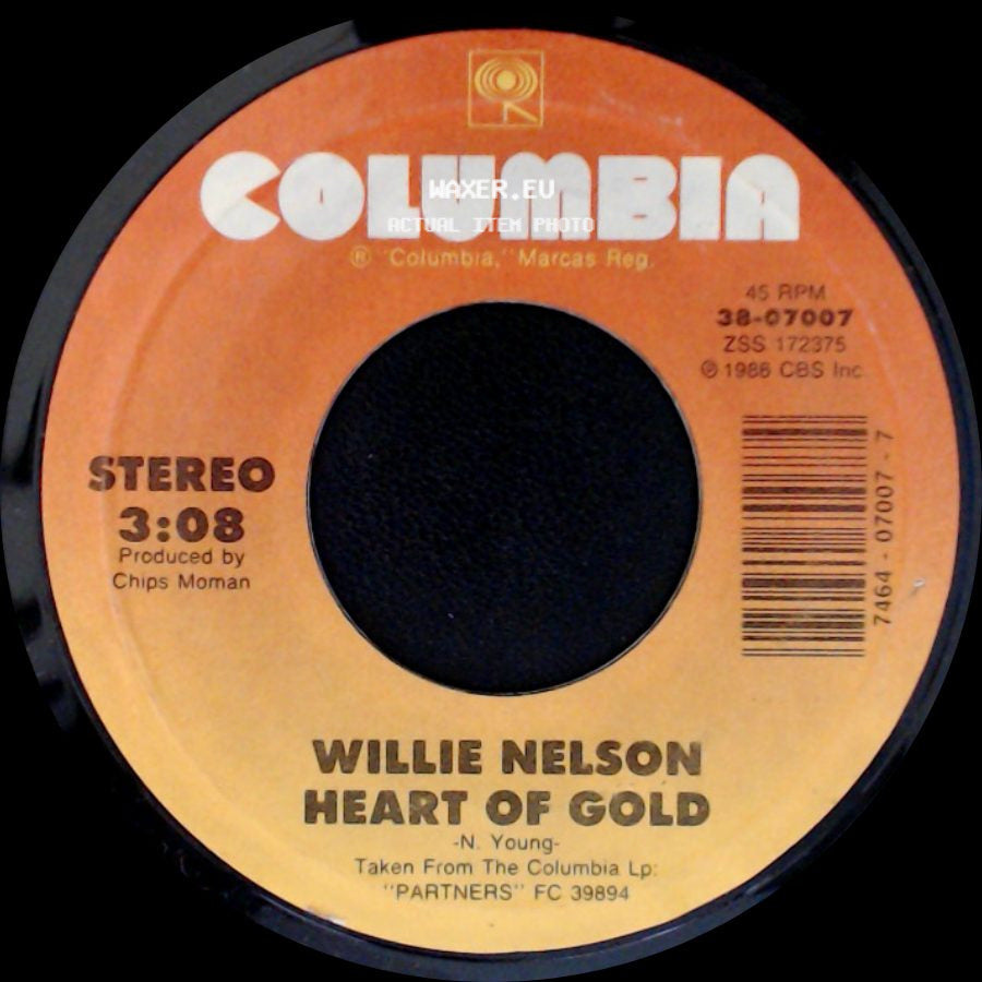 Willie Nelson - Heart Of Gold / So Much Like My Dad side A