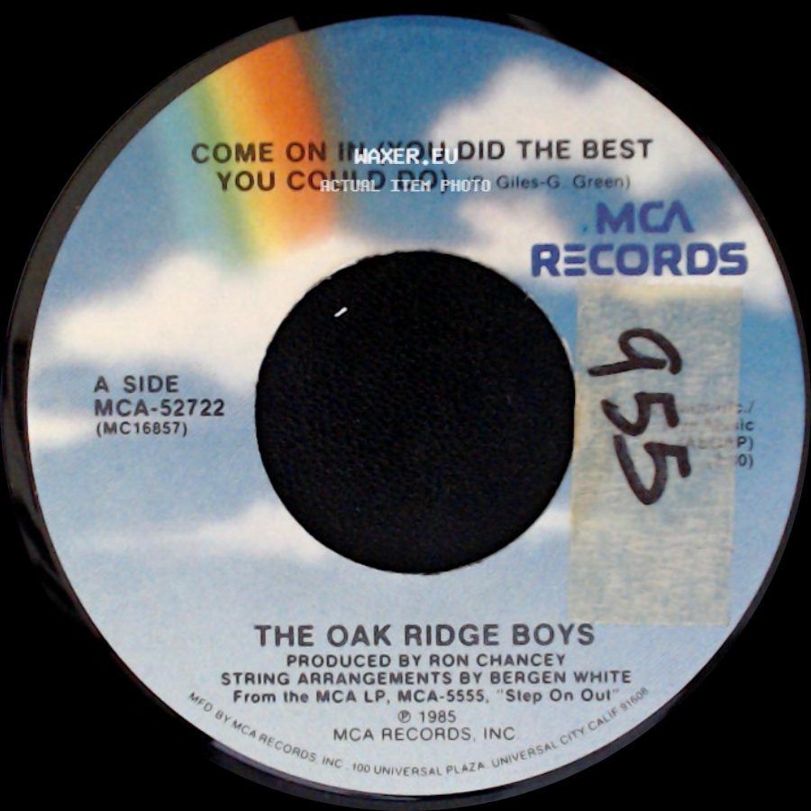 The Oak Ridge Boys - Come On In (You Did The Best You Could Do) / Roll Tennessee River side A