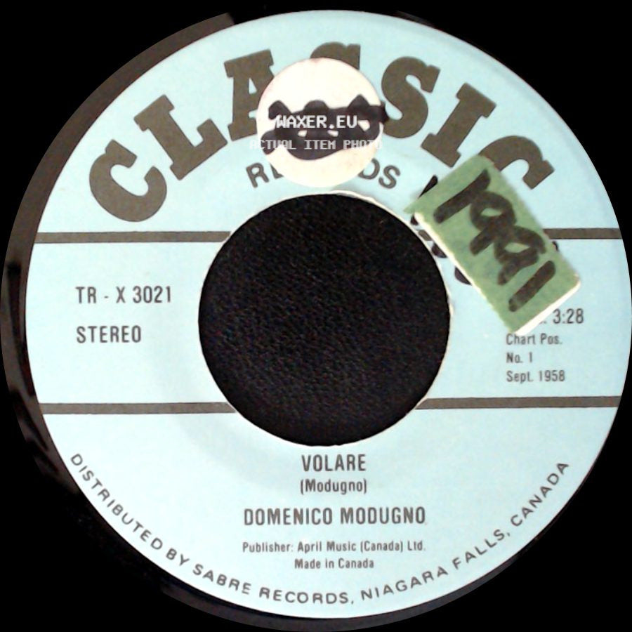 Bert Kaempfert Orch. / Domenico Modugno - Wonderland By Night / Volare side B