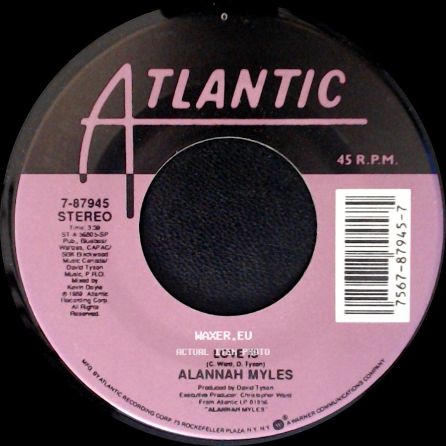 Alannah Myles - Rock This Joint / Love Is side B