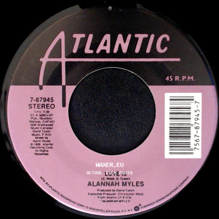 Alannah Myles - Rock This Joint / Love Is side B