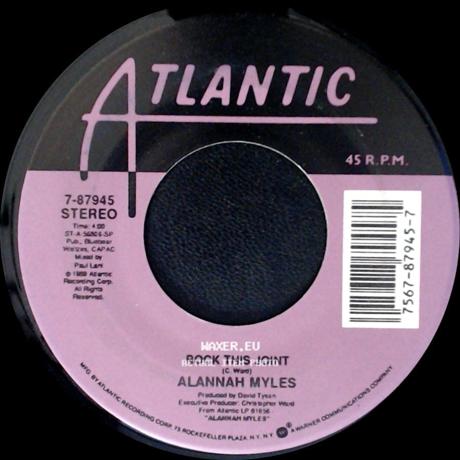 Alannah Myles - Rock This Joint / Love Is side A