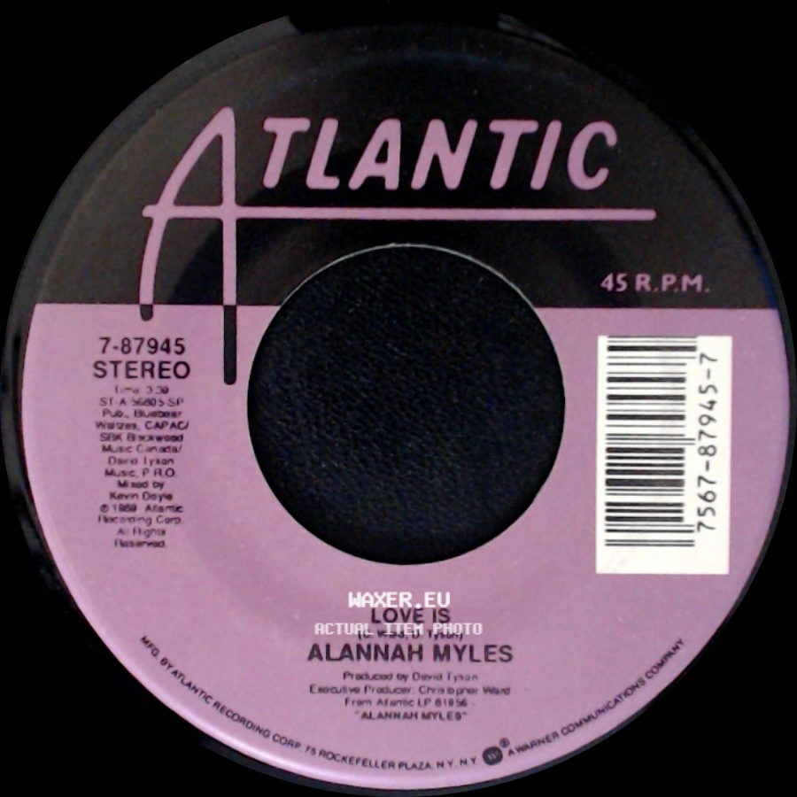 Alannah Myles - Rock This Joint / Love Is side B