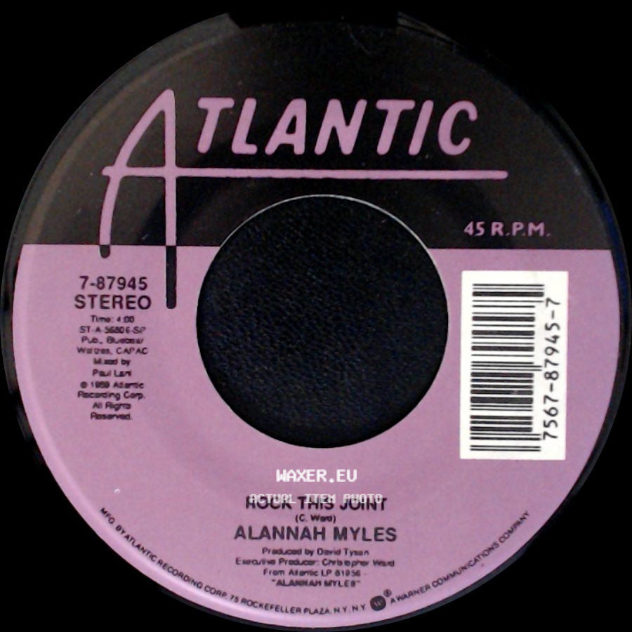 Alannah Myles - Rock This Joint / Love Is side A