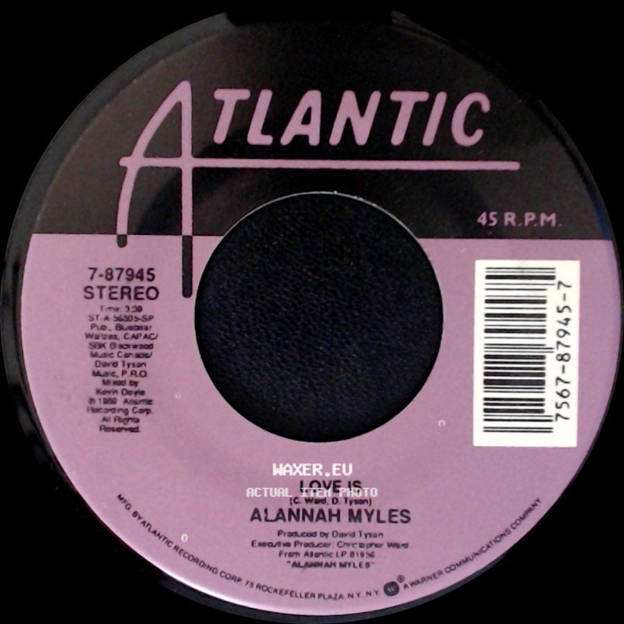 Alannah Myles - Rock This Joint / Love Is side B