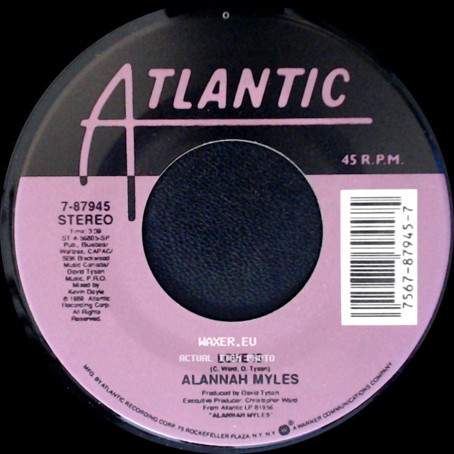 Alannah Myles - Rock This Joint / Love Is side B
