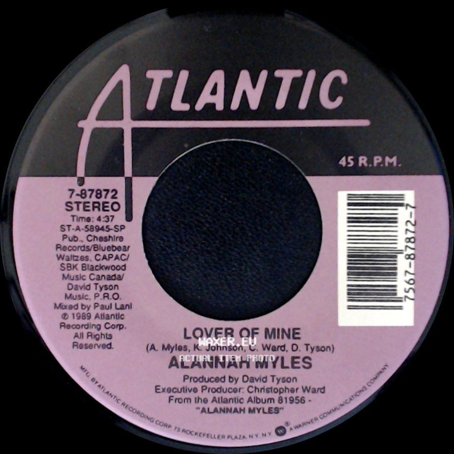 Alannah Myles - Just One Kiss / Lover Of Mine side B