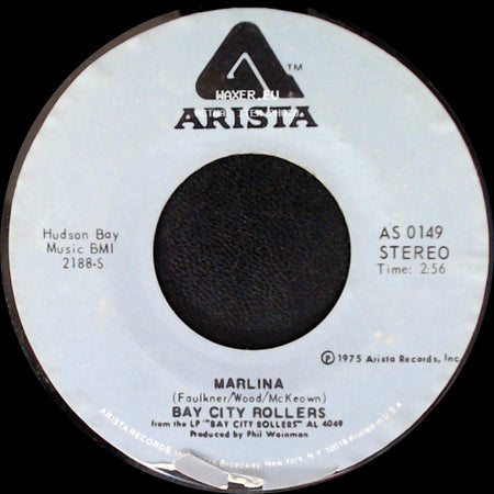 Bay City Rollers - Marlina / Saturday Night side A