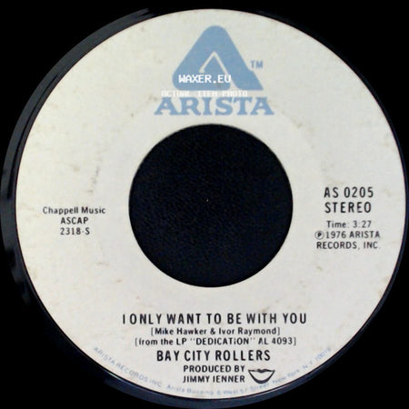 Bay City Rollers - Write A Letter / I Only Want To Be With You side B