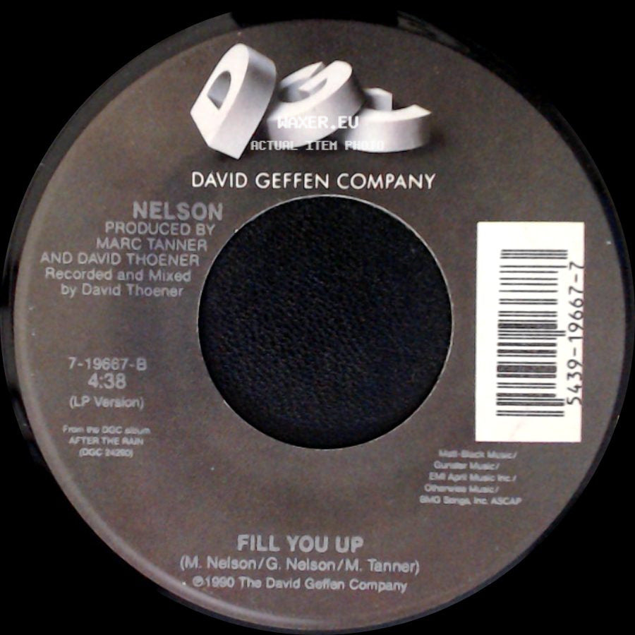 Nelson - After The Rain / Fill You Up side B