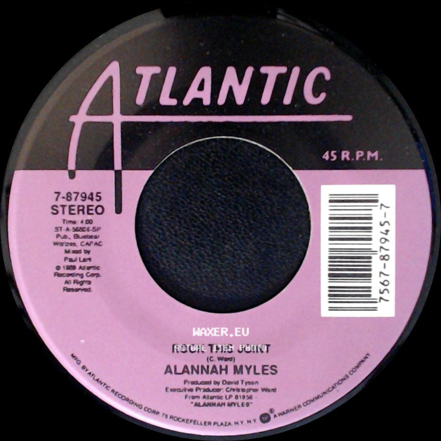 Alannah Myles - Rock This Joint / Love Is side A