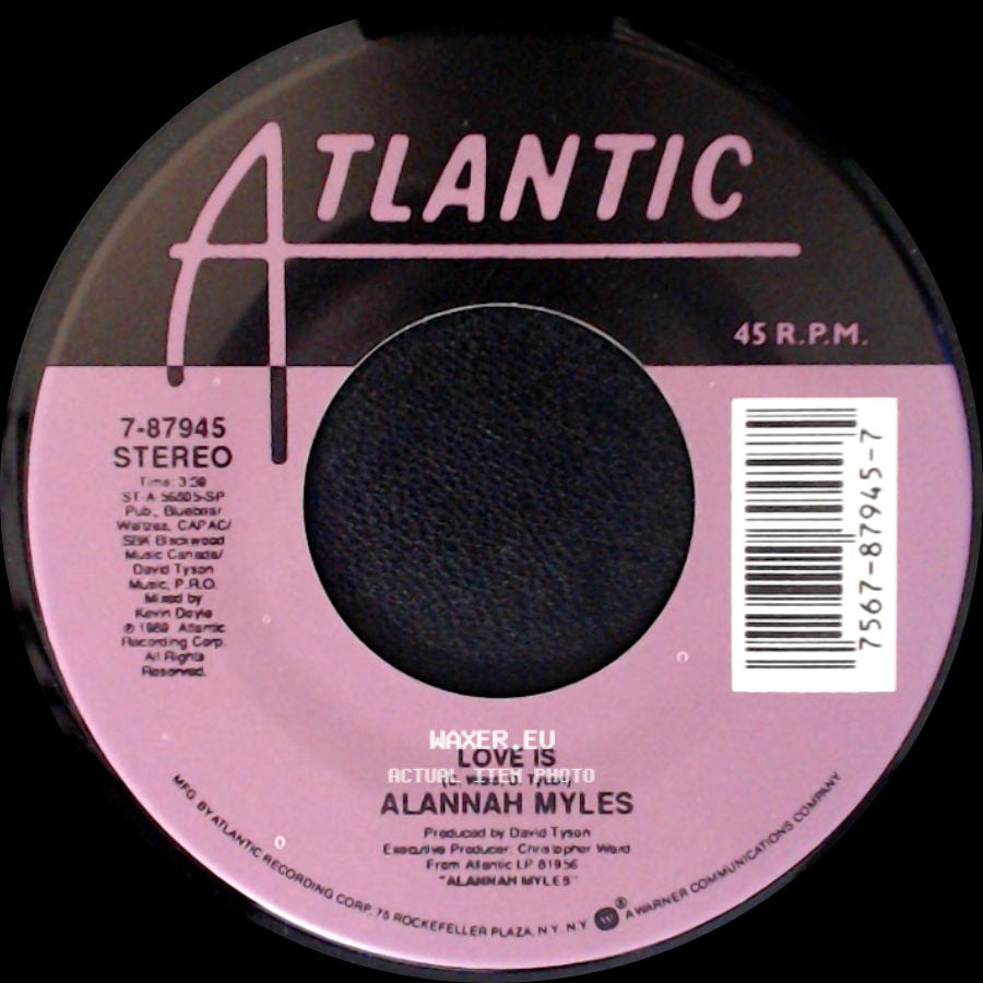 Alannah Myles - Rock This Joint / Love Is side B