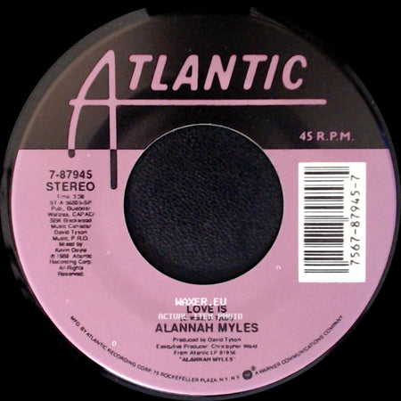 Alannah Myles - Rock This Joint / Love Is side B