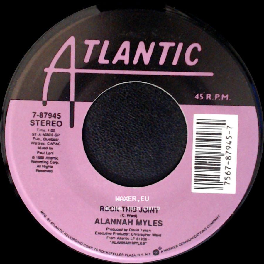 Alannah Myles - Rock This Joint / Love Is side A