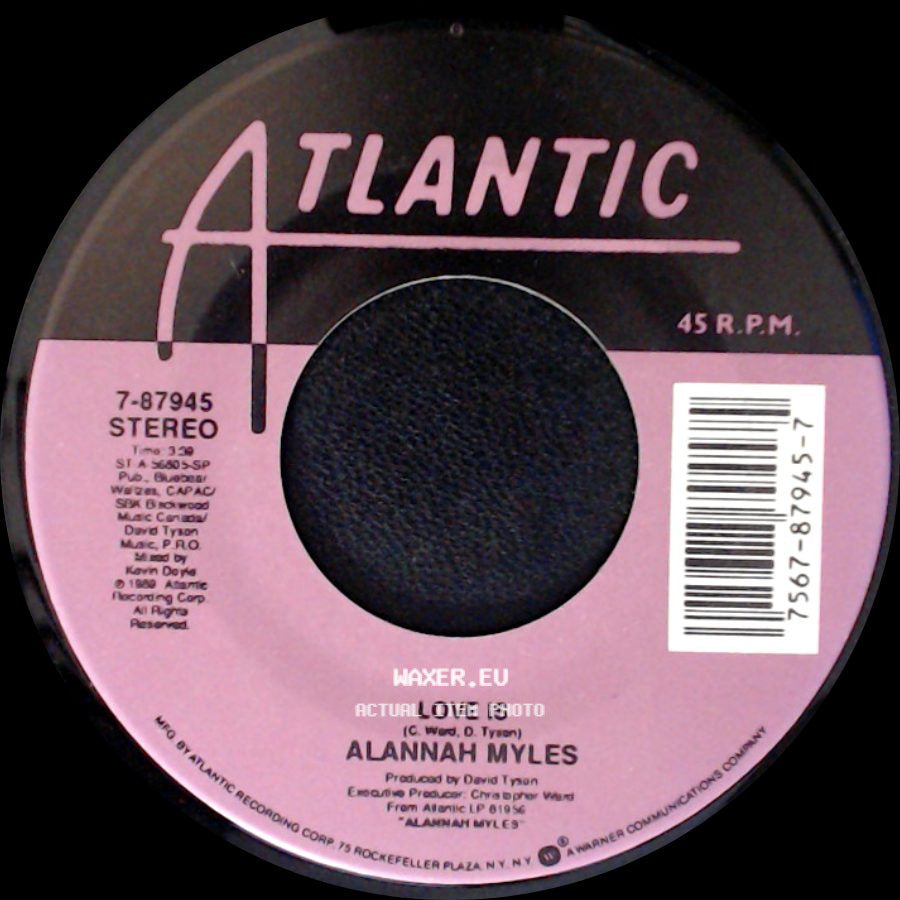 Alannah Myles - Rock This Joint / Love Is side B