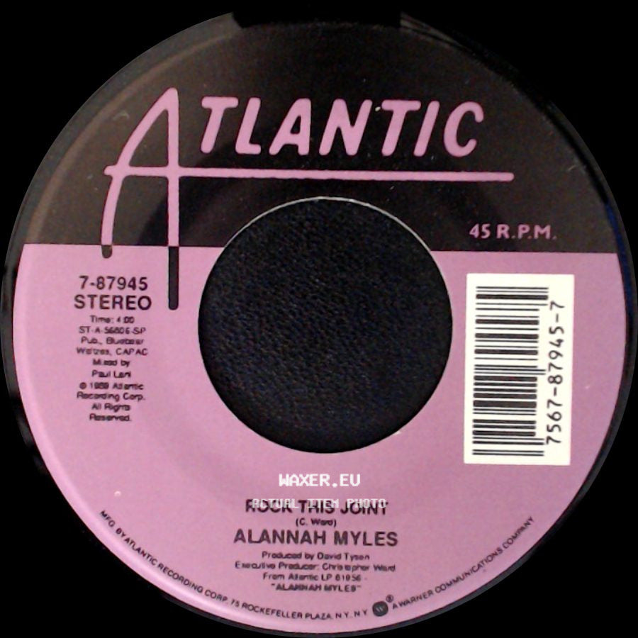 Alannah Myles - Rock This Joint / Love Is side A