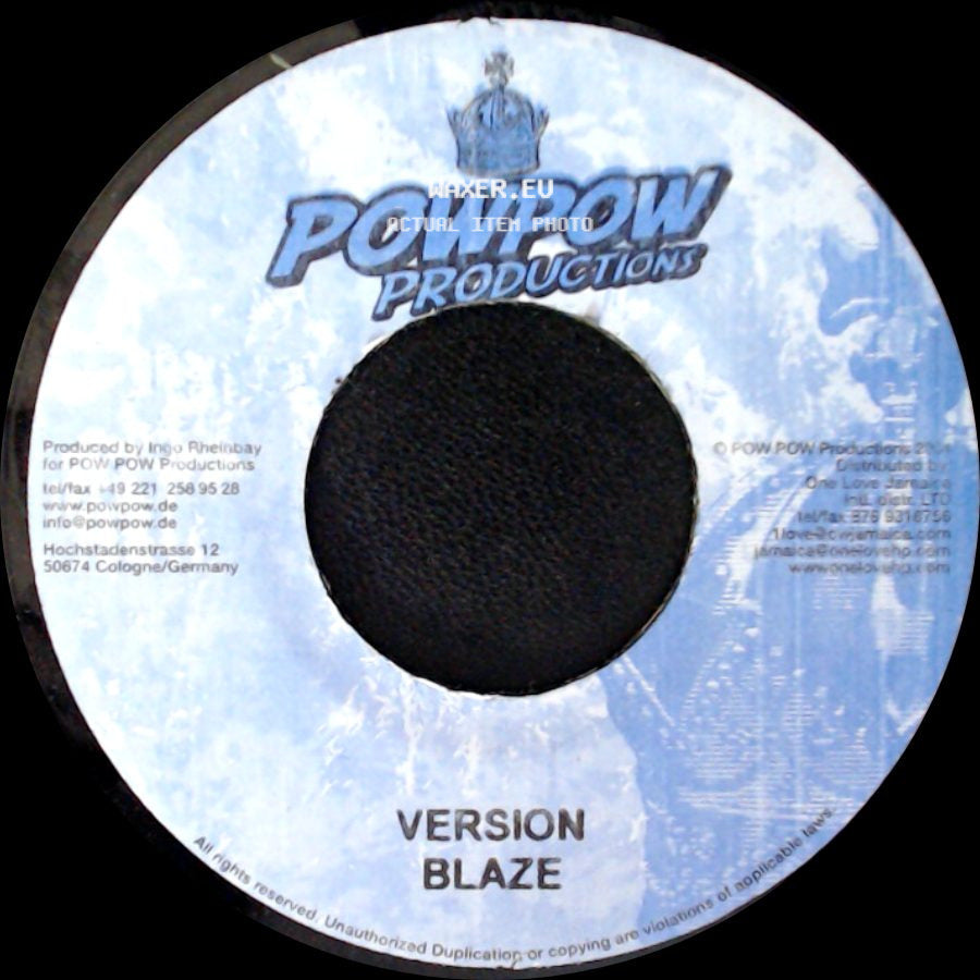 Richie Spice - Version Blaze / The Way You Living side A