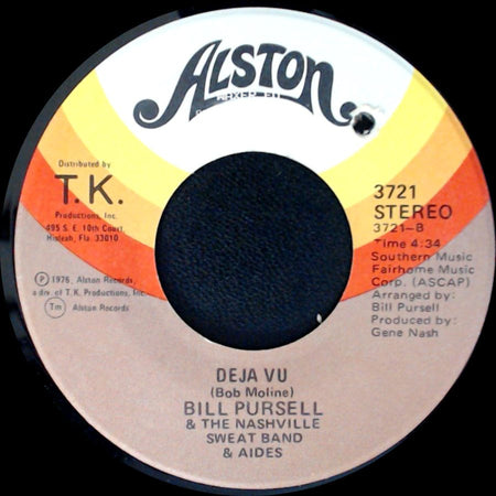 Bill Pursell & The Nashville Sweat Band & Aides - Deja Vu / Now side A