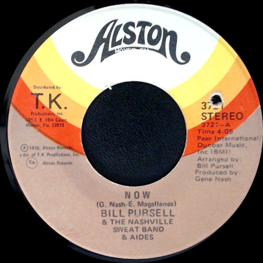 Bill Pursell & The Nashville Sweat Band & Aides - Deja Vu / Now side B