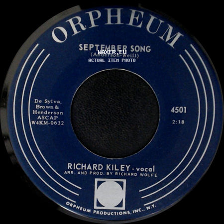 Richard Kiley - September Song / Little Children side A