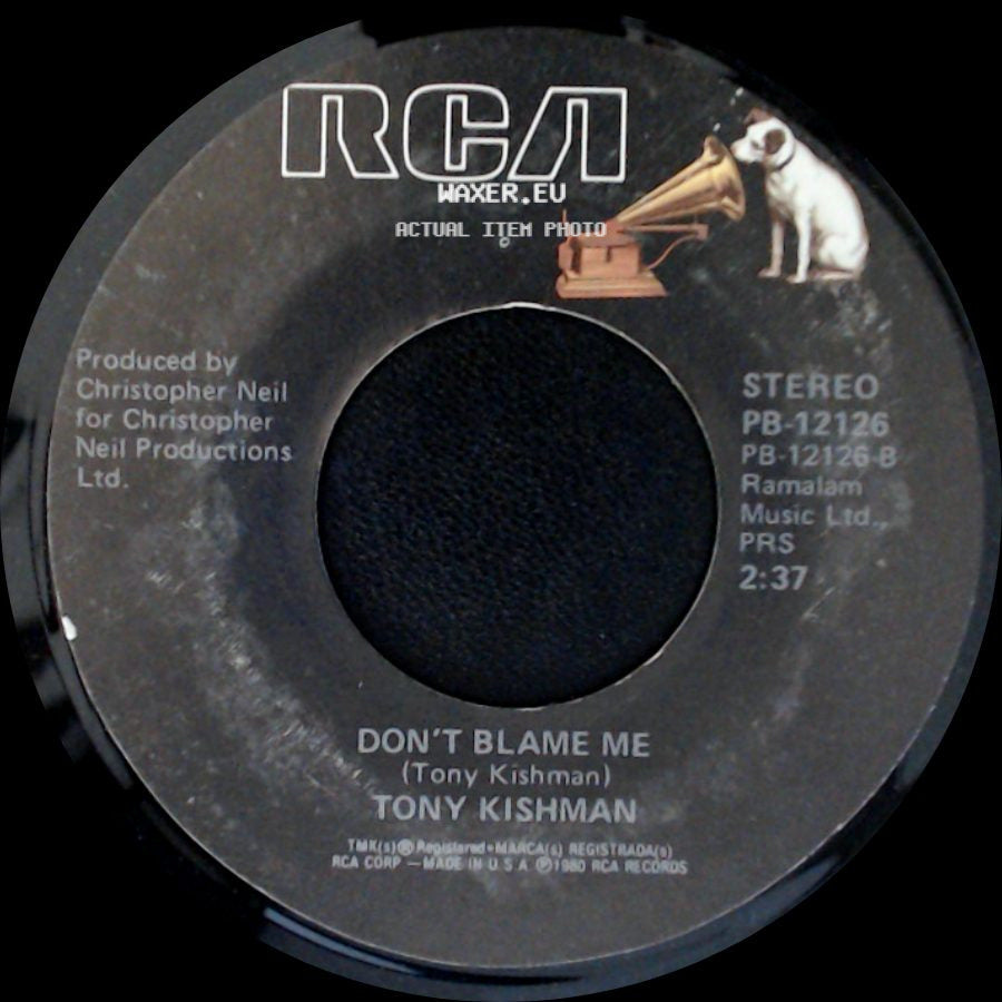 Tony Kishman - Don't Blame Me / Staying With It side A