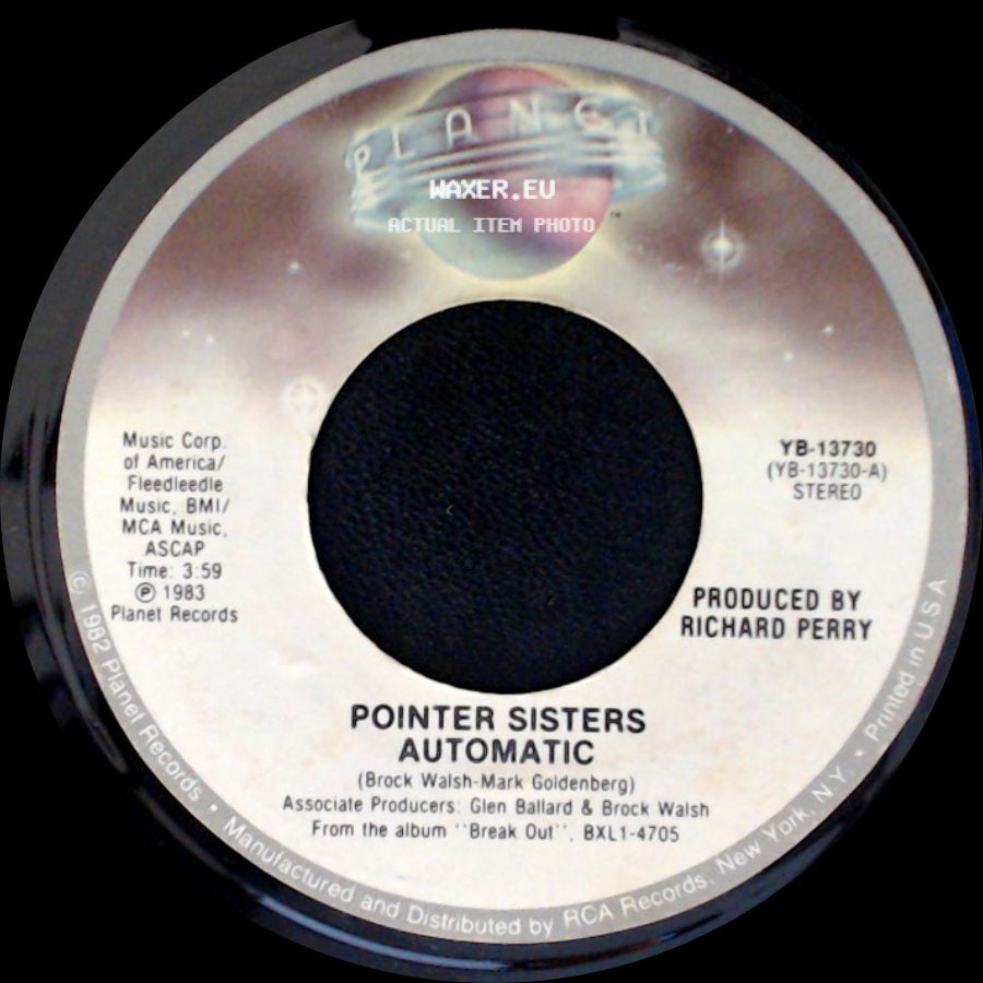 Pointer Sisters - Nightline / Automatic side B